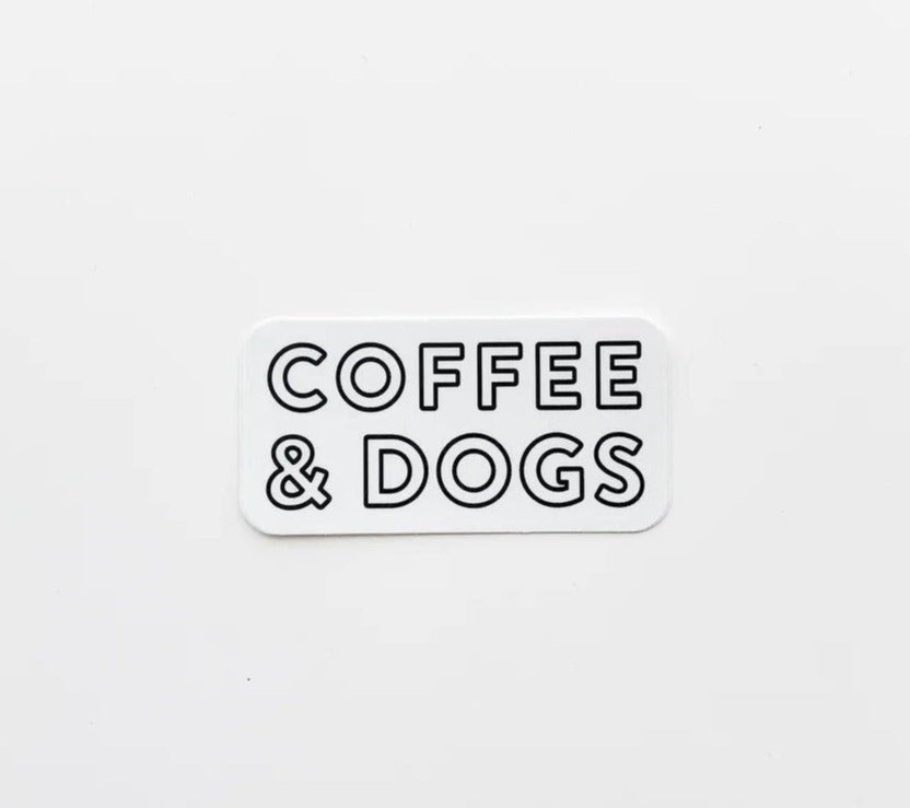 Dog Stickers, Pet Stickers, Waterproof Stickers, Weatherproof, Dog Lover Stickers, Dog & Pet Sticker, Dog Face Sticker, Coffee and Dogs